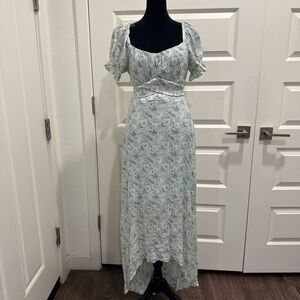 Altar'd state floral hi-low dress size L